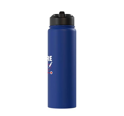 Future RN Nurse Nursing Student Registered Nurse In Training Stainless Steel Insulated Water Bottle - color: Royal Blue