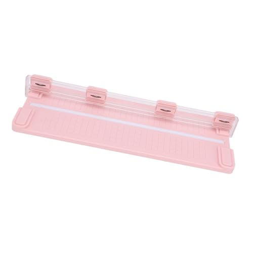 Hilitand Multi Function Paper Cutter Trimmer with Safe Hidden Blade and Wave Straight Cuts for Crafting A4 Paper and Photo Projects