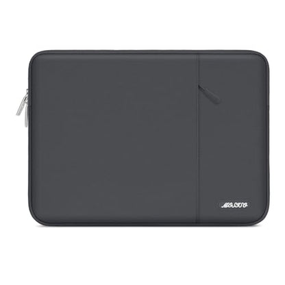 MOSISO Laptop Case 13.3 inch, 13-13.3 inch Laptop Sleeve Compatible with MacBook Air/Pro 13/Pro 14 M5 M4 M3 M2 M1, HP Dell ASUS Lenovo,Polyester Vertical Computer Sleeve Bag with Pocket, Dawn Gray - color: Dawn Gray, size: 13.3 inch