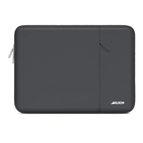 MOSISO Laptop Case 13.3 inch, 13-13.3 inch Laptop Sleeve Compatible with MacBook Air/Pro 13/Pro 14 M5 M4 M3 M2 M1, HP Dell ASUS Lenovo,Polyester Vertical Computer Sleeve Bag with Pocket, Dawn Gray - color: Dawn Gray, size: 13.3 inch