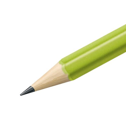 STAEDTLER WOPEX Pre-Sharpened #2 Pencils, Pack of 10 - Ergonomic Triangular Shape, Break-Resistant, Non-Slip Surface, Wood-Polymer, PVC-Free Eraser Tip - style: 10 Count