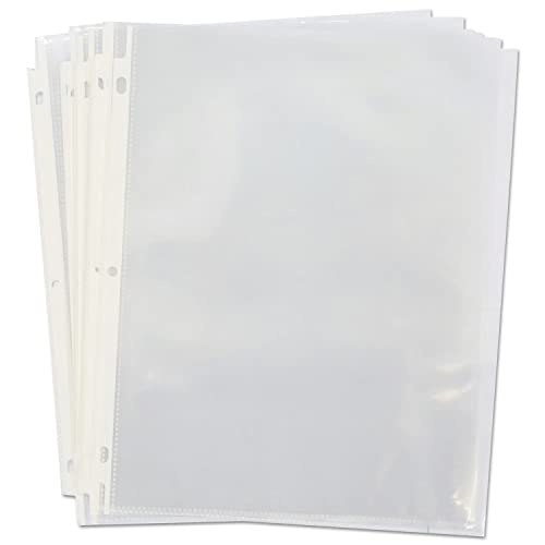 Universal 21128 Top-Load Poly Sheet Protectors, Heavy Gauge, Clear, 50/Pack