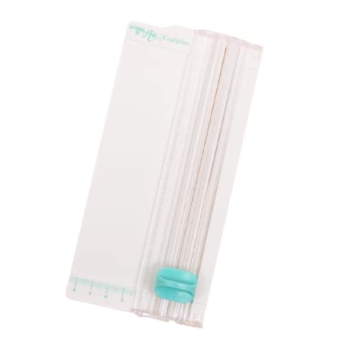 Craftelier - Paper Trimmer and Score Board for Paper Crafts | Mini Cutting Board Tool for Scrapbooking Supplies | Card Making, Small Business Essentials | Size 3.5 x 6.7 inches - size: 3.5 x 6.7 inches