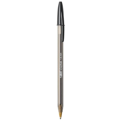BIC Cristal Xtra Bold Ballpoint Pens, Bold Point (1.6mm) For Vivid And Dramatic Lines, Black Ink, 24-Count Pack, Perfect Ink Pens - color: Black Ink, size: 24 Count (Pack of 1), style: Bold Point (1.6mm)
