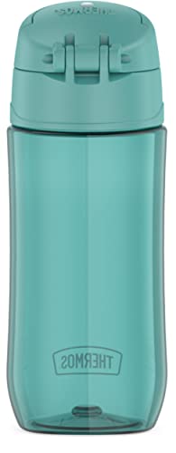 THERMOS FUNTAINER 16 Ounce Plastic Hydration Bottle with Spout, Aqua - color: Aqua