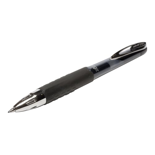 uniball™ 207 Gel Pens, Blue Ink, 0.5mm Micro Point, Retractable, 12 Count, Smooth Writing, Fraud-Resistant, uni Super Ink™ - color: Blue, size: 12 Count (1 Pack), style: Micro