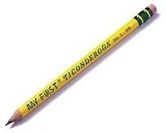 Ticonderoga My First Wood-Cased Pencils, Pre-Sharpened, 2 HB, Yellow, 12 Count - style: 12 Pack