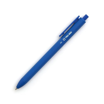 TRU RED Retractable Gel Pens, Fine Point 0.5mm, Blue Ink, 5 Pack – Quick‑Dry Pens for Precise, Smear‑Free Writing - color: Blue, size: 5 Pack, style: Fine Point