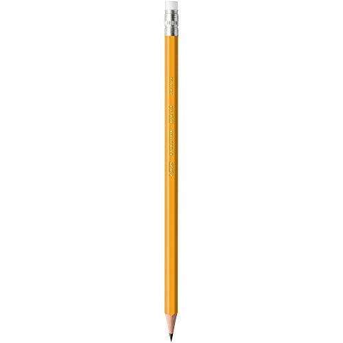 BIC Evolution Cased Pencil, 2 Lead, Yellow Barrel, 48-Count - color: Yellow, size: 1 Count (Pack of 1)
