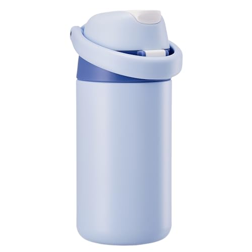 Fijinhom 12 oz Toddler Water Bottle with 2-in-1 Lid, 304 Stainless Steel Insulated Bottle, Kids Water Bottle for School Boys Girls, Leak-Proof Great for Sport, Travel & Gift, Snow - color: Snow