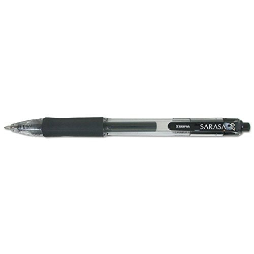 Zebra Pen Sarasa Dry X20 Retractable Gel Pens, 0.7mm Medium Point, Black Ink with Rapid Fast Dry Ink Technology, Ideal for the Left-Handed, Eliminates Smudging and Smearing in Seconds, 36-Pack (46136) - color: Black D