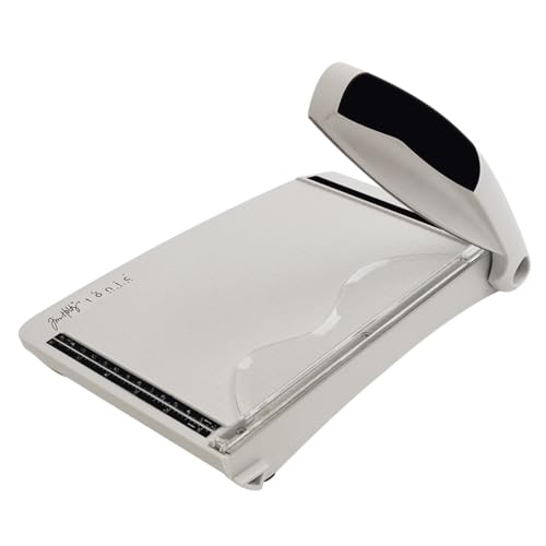 Tonic Studios Paper Cutter Tool - Guillotine Paper Trimmer for Scrapbooking, Vinyl, and Craft Paper - 8.5 Inch Cutting Length with Ruler and Grid Lines - size: 8.5" Blade