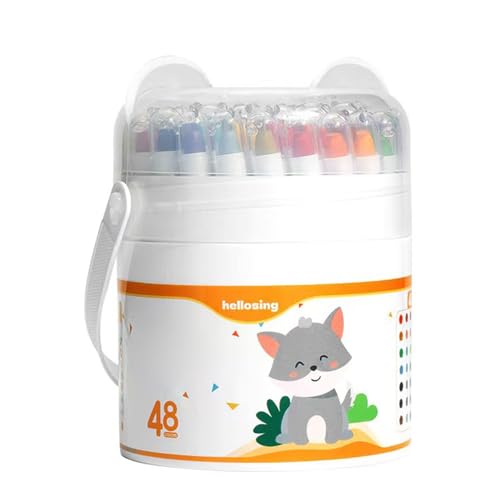 Pack of Washable Smooth Crayon Set for Safe Childrens Drawing Tool Art Supplies Design with Colorful Color Washable Crayon