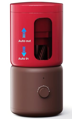VUSIGN Electric Pencil Sharpener with 5 Adjustable Settings for Artists, Fully Automatic Sharpener for 6.9-11.2mm Pencils, Auto in & Out, Rechargeable Hands-Free Pencil Sharpener for School Classroom