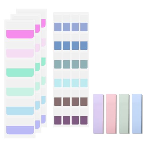 Sticky Index Tabs & Sticky Notes Combo Set, Assorted Sizes & Colors, Self-Adhesive Page Markers for Office, School & Home Organization (Pastel_Vine) - color: Pastel_vine