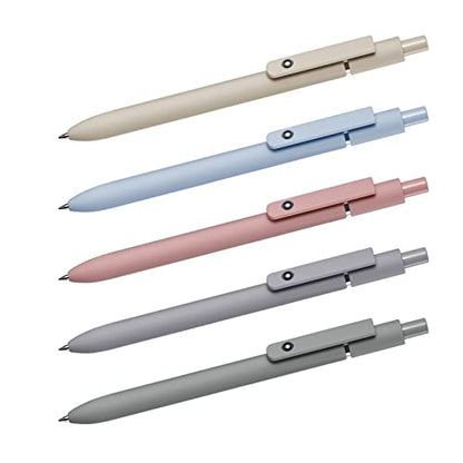 Gel Pens, 5 Pcs 0.5mm Quick Dry Black Ink Pens | Nursing School Essentials, Fine Point Smooth Writing Pens, Cute Office Supplies Gifts for Women