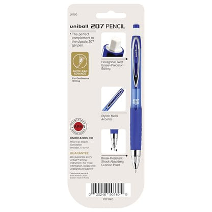 uniball 207 Mechanical Pencil Starter Kit, 0.7mm, HB #2, 2 Pack - color: Blue & Red, size: 1 Count (Pack of 2)