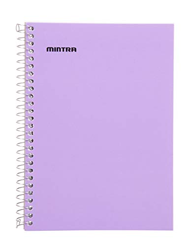 Mintra Office Small Spiral Notebooks (5x7 Side Spiral 4pk, Pastel) - color: Pastel, size: 5x7 Side Spiral 4pk