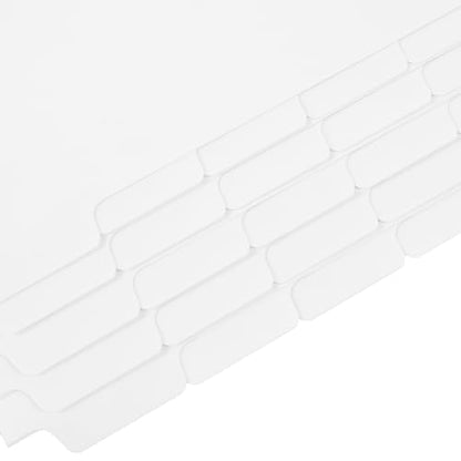 Exhibitindexes® Blank Bottom 1/5th Division Tabs
