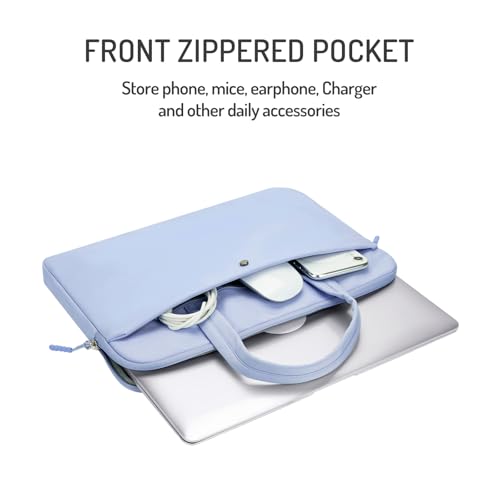 14 Inch Laptop Sleeve Protective Case Bag Chromebook Notebook Cover Compatible with 14 inch MacBook Pro M5 M4 M3 M2 M1 Max 2025 2024 2023 2022 2021 A3426 A3434 A2918 A2992 A2779 A2442, Blue - color: Blue, size: 14 in
