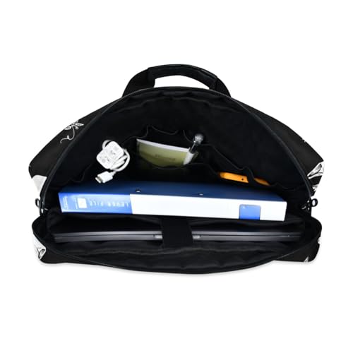 Skull Cat Moon Laptop Case 15.6 inch Computer Bag | Waterproof Laptop Briefcase Laptop Bag for Women & Men - color: Skull Cat Moon