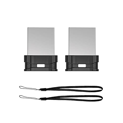 K&ZZ 32GB USB 3.0 Mini Flash Drive 2 Pack Plug and Play Thumb Drive USB Storage Expansion for Laptop, Tablet, Smart TV, Car Audio System - color: Black (2Pack), size: 32GB 3.0