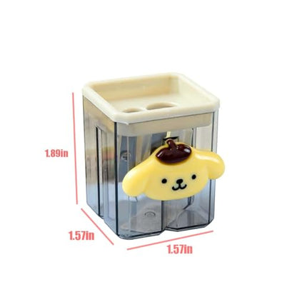 2PCS Pencil Sharpener, 2PCS Pencil Sharpener, Lip Liner Sharpener, sharpened Pencil, Children's Pencil, Office Supplies, School Supplies, School Halloween Gifts, Christmas Gifts (Little Dog) - style: Little Dog