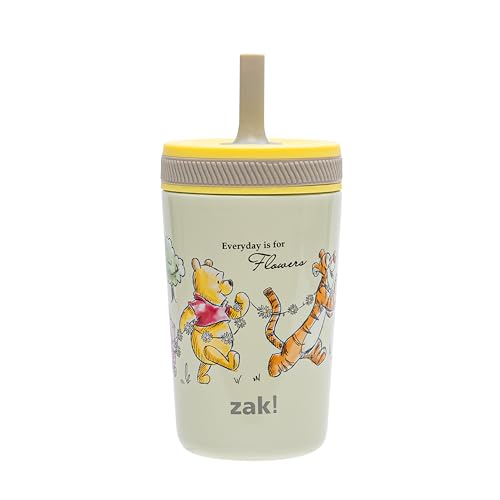 Zak Designs Disney Winnie the Pooh Kelso Toddler Cups For Travel or At Home, 12oz Vacuum Insulated Stainless Steel Sippy Cup With Leak-Proof Design is Perfect For Kids (Winnie the Pooh & Friends) - color: Winnie the Pooh & Friends