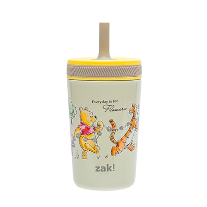Zak Designs Disney Winnie the Pooh Kelso Toddler Cups For Travel or At Home, 12oz Vacuum Insulated Stainless Steel Sippy Cup With Leak-Proof Design is Perfect For Kids (Winnie the Pooh & Friends) - color: Winnie the Pooh & Friends