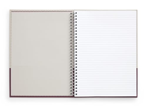 TRU RED Medium Hardcover Ruled Notebook, Gray/Purple - color: Gray/Purple, style: 1 Pack