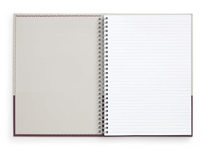 TRU RED Medium Hardcover Ruled Notebook, Gray/Purple - color: Gray/Purple, style: 1 Pack