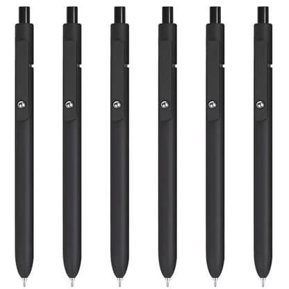 Gel Pens, 6PCS 0.5mm Black Ink Fine Point Pens, Cute Office School Supplies | Anniversary Birthday Gifts for Men Women, Quick Dry Smooth Writing Pens For Journaling, Nurse Aesthetic Pen, Elegant Black - color: Multicolor & 6 Elegant Black