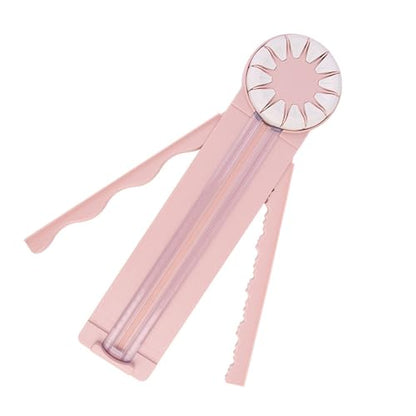 12 in 1 Paper Trimmer Craft Cutter, Portable Scrapbook Paper Cutting Tool with Straight Wavy Dashed Line Blades & Scoring Function for DIY Crafts, Journals & Card Making