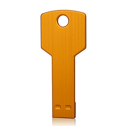 RAOYI 10 Pack 2GB USB Flash Drive USB 2.0 Metal Key Shape Memory Stick Thumb Drive Pen Drive-Gold - color: Gold, size: 2GB