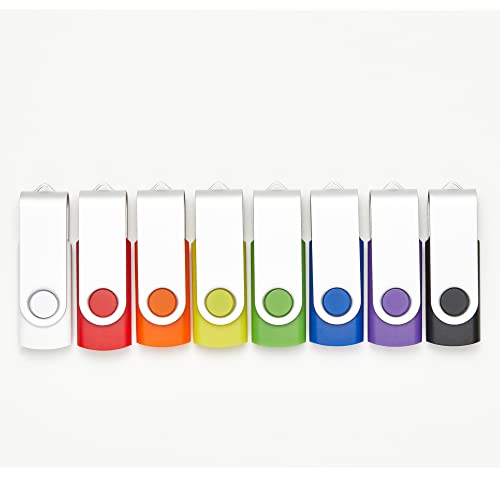 5 Pack 128MB USB Flash Drives in 5 Random Colors USB 2.0 Wholesale Lot Bulk Memory Sticks (5 Pack, 128MB) - size: 128MB, style: 5 Pack
