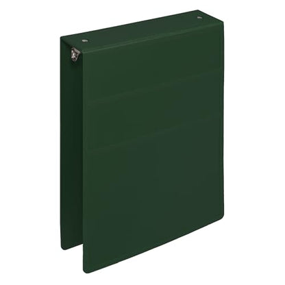 Carstens 2-Inch Heavy Duty 3-Ring Binder - Top Opening, Forest Green, Durable Plastic, Precision No-Gap Rings, Waterproof Cover, No Pockets, Holds 300 Letter Sheets, BPA-Free, Made in USA (5870-3R) - color: Hunter Green, size: Individual