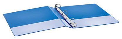 Cardinal Economy 3 Ring Binder, 1 Inch, Presentation View, Blue, Holds 225 Sheets, Nonstick, PVC Free, 4 Pack of Binders (79511), (Pack of 2) - size: 1-Inch (Pack of 2)