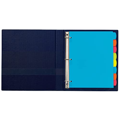 Avery Big Tab Write & Erase Durable Plastic Dividers for 3 Ring Binders, 8-Tab Sets, Bright Multicolor, 24 Sets, 192 Divider Tabs (16130) - size: 8 tab, style: 24 Sets