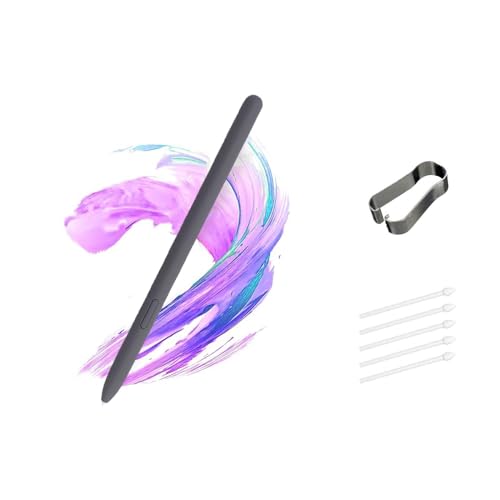 Tab S9 FE S Pen for Samsung Galaxy Tab S9 FE Stylus Pen/ S9 FE+ Pen / S9/S9 FE Plus / S9+ SM-X510, SM-X516B Pen Replacement with Nibs (Grey) - color: Grey