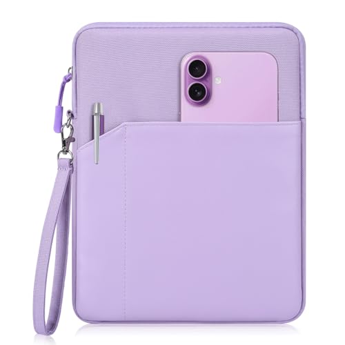CAAORDKSO 9-11 Inch Tablet Sleeve Case, Tablet Bag Carrying Travel Pouch for iPad 11-inch A16 2025, 11 inch iPad Air M3 M2 / Pro M4, 10.2 10.9" iPad, Galaxy Tab S8/S9 11"/ Galaxy Tab A9+ Bag, Purple - color: Purple, size: 9-11 inch