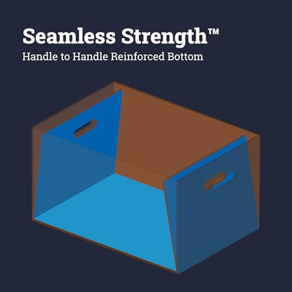Bankers Box 12-Pack Medium-Duty File Storage Boxes, 24in Legal, FastFold | Speed through filing with FastFold setup, sturdy stacking, reinforced handles, and dependable document protection.