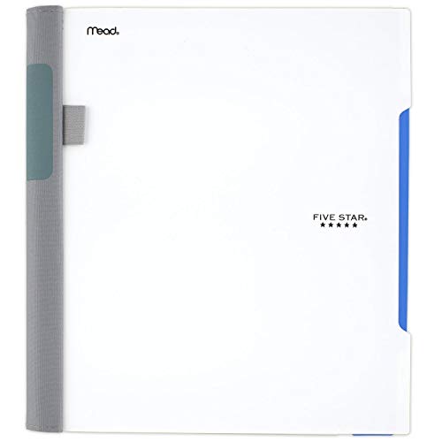 Five Star Advance Spiral Notebook, 1 Subject, College Ruled Paper, 100 Sheets, 11" x 8-1/2", White (72890) - color: White