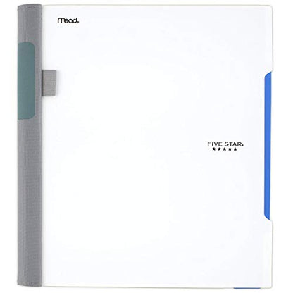Five Star Advance Spiral Notebook, 1 Subject, College Ruled Paper, 100 Sheets, 11" x 8-1/2", White (72890) - color: White