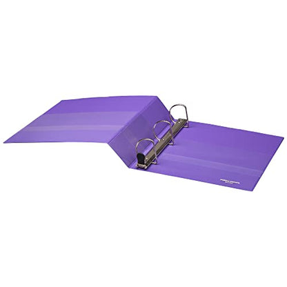 Office Depot® Brand Heavy-Duty D-Ring View Binder, 2" Rings, 54% Recycled, Purple