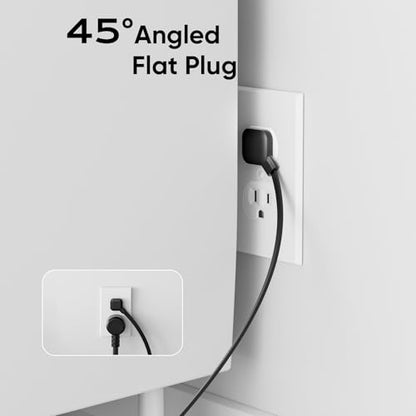 Desk Clamp Power Strip, Flat Plug Fast Charging Station, Desk Mount Surge Protector with PD 20W USB C Ports, Fit 1.7 inch Tabletop Edge Thick, Desktop Outlets for Home Office. - size: 6FT