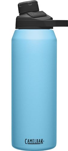 CamelBak Chute Mag Vacuum Insulated Stainless Steel Water Bottle, Magnetic Leak‑Resistant Cap for Everyday Hydration - color: Nordic Blue, size: 32 Ounces