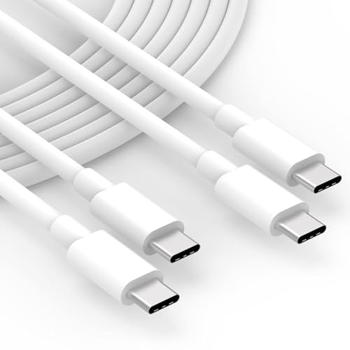 2 Pack 10ft 100W USB C to USB C Cable for MacBook Pro/Air Charger, iPad Pro, iPad Air, Mini 6, iPhone 16/15, Samsung, USBC Type C PPS Super Fast Charging Cord - size: 10ft