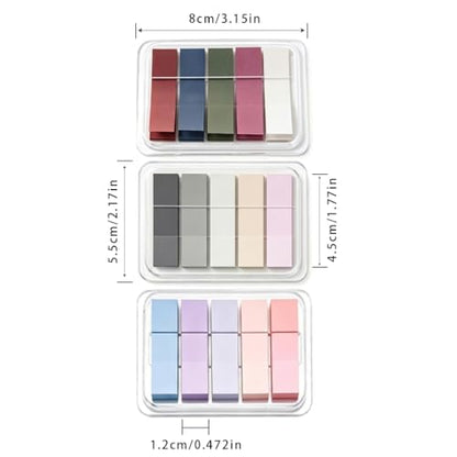 300PCS Sticky Tabs for Annotating Books, Clear Index Note Stickers for Bible, Notebooks & Reading, Small Mini Pop Up Tab Set, Paper Annotation Notes Flag Sticker for Notebook - style: Morandi Tabs