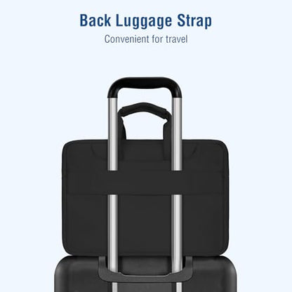 MOSISO 360 Protective Laptop Bag 14 inch, 14 inch Computer Bag Compatible with HP Lenovo Dell ASUS Acer, HP Stream, Dell Latitude, Lenovo IdeaPad, Laptop Carrying Case with Strap&Handle, Black - color: Black, size: 14 inch
