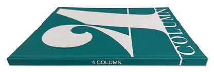 BookFactory 4 Column Columnar Book, Laminate Hardbound, 100 Pages - size: 4 Column, style: Laminate Hardbound